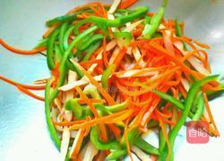 青椒炒豆干的做法图解5