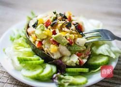 鲜虾牛油果沙拉的做法图解9