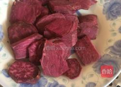 紫薯糯米丸子的做法图解2