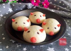 小猪香肠馒头(一次发酵法)的做法图解12
