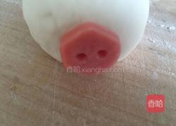 小猪香肠馒头(一次发酵法)的做法图解7