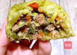 翡翠牛肉生煎包的做法图解12