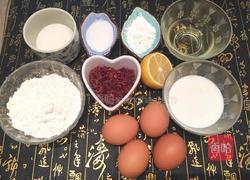 蔓越莓纸杯蛋糕的做法图解1