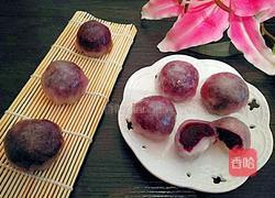 水晶紫薯豆沙包的做法图解21