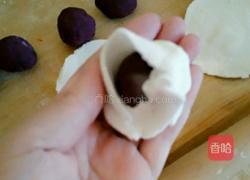 水晶紫薯豆沙包的做法图解16