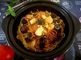 虫草花炒意面的做法[图]