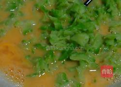 苦瓜煎鸡蛋的做法图解4