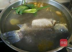 菌菇豆腐鲫鱼汤的做法图解4