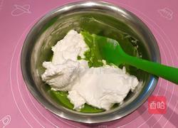 菠菜汁戚风蛋糕(八寸)的做法图解15
