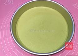 菠菜汁戚风蛋糕（八寸）的做法图解17