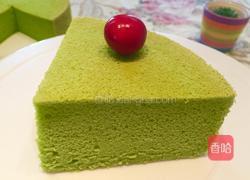 菠菜汁戚风蛋糕（八寸）的做法图解22