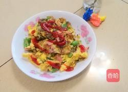 鸡蛋披萨的做法图解9