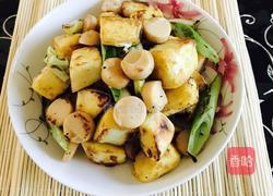 干煸饅頭塊的做法圖解8