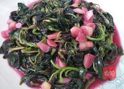 蒜香红苋菜的做法图解9