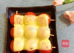 圣女果奶酪培根烤烤的做法图解2