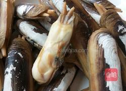盐巴海蛏的做法图解6