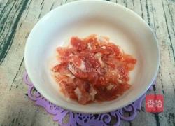 茼蒿炒肉的做法图解3