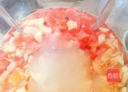 冰镇西瓜汁的做法图解3