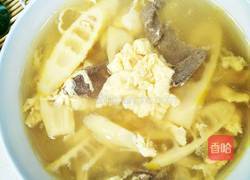 鲜笋猪肝鸡蛋汤的做法图解8