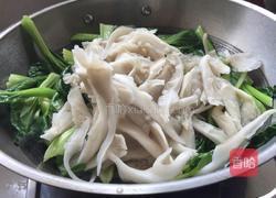 平菇炒青菜的做法图解4