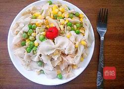 三色蝴蝶面的做法图解11