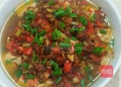 肉沬蒸豆腐的做法图解5