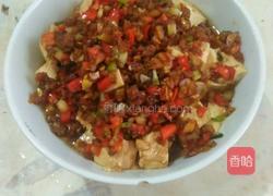 肉沬蒸豆腐的做法图解4