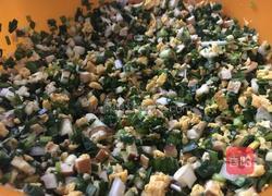 韭菜鸡蛋香菇豆干素饺的做法图解9