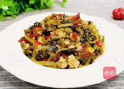 雪菜肉末的做法图解7