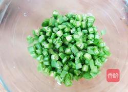 豆角炒鸡蛋的做法图解1