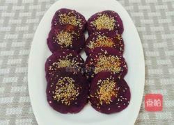 芝香紫薯饼的做法图解15