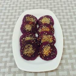 芝香紫薯饼的做法[图]