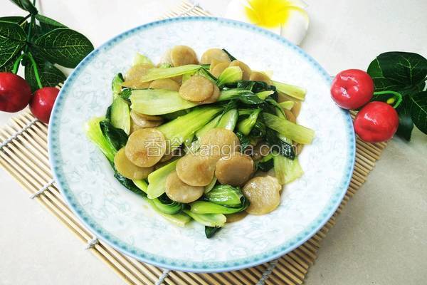 豆饼炒青菜