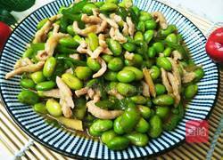 毛豆炒肉丝的做法图解13