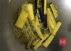 红烧茄子酿肉末的做法图解1