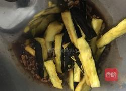 红烧茄子酿肉末的做法图解6