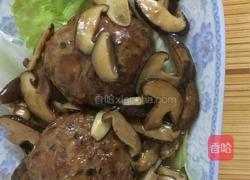 家常红烧狮子头的做法图解3