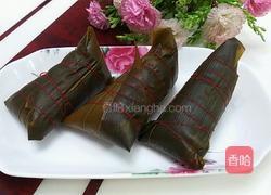 豆沙芝麻粽子的做法图解12