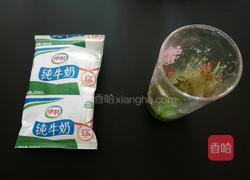 抹茶牛奶的做法图解1