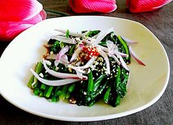 芝麻洋葱拌菠菜