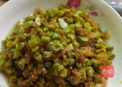 腊肉炒酸豆角的做法图解5