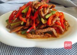 彩椒香芹炒牛柳的做法图解7
