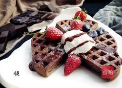 巧克力素食华夫的做法图解9