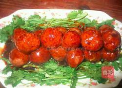 家常红烧狮子头的做法图解13