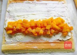 O型芒果蛋糕卷的做法图解19