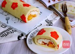 O型芒果蛋糕卷的做法图解21