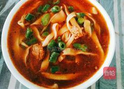 酸辣豆角肉丝面的做法图解6