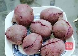 紫薯丸子的做法图解1