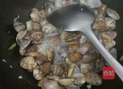 紫苏炒花甲的做法图解9