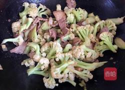 有机菜花炒肉片的做法图解9